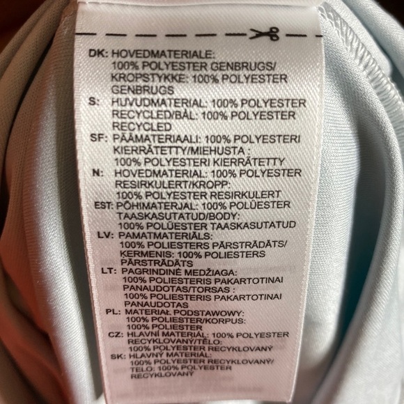 Adidas Terrex Short Sleeve Gun Metal Gray/Blue Ocean Waves Size L - Picture 7 of 7